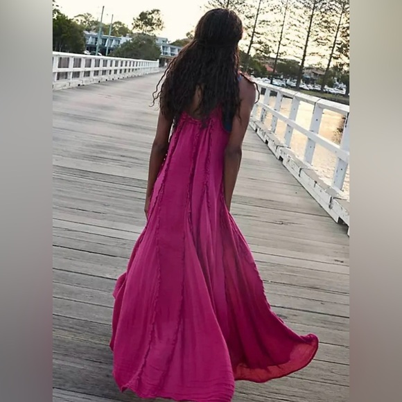 Free People Mckinley Maxi Dress In ENDLESS
SUMMER Boho Size XS Coastal Summer - Picture 9 of 12